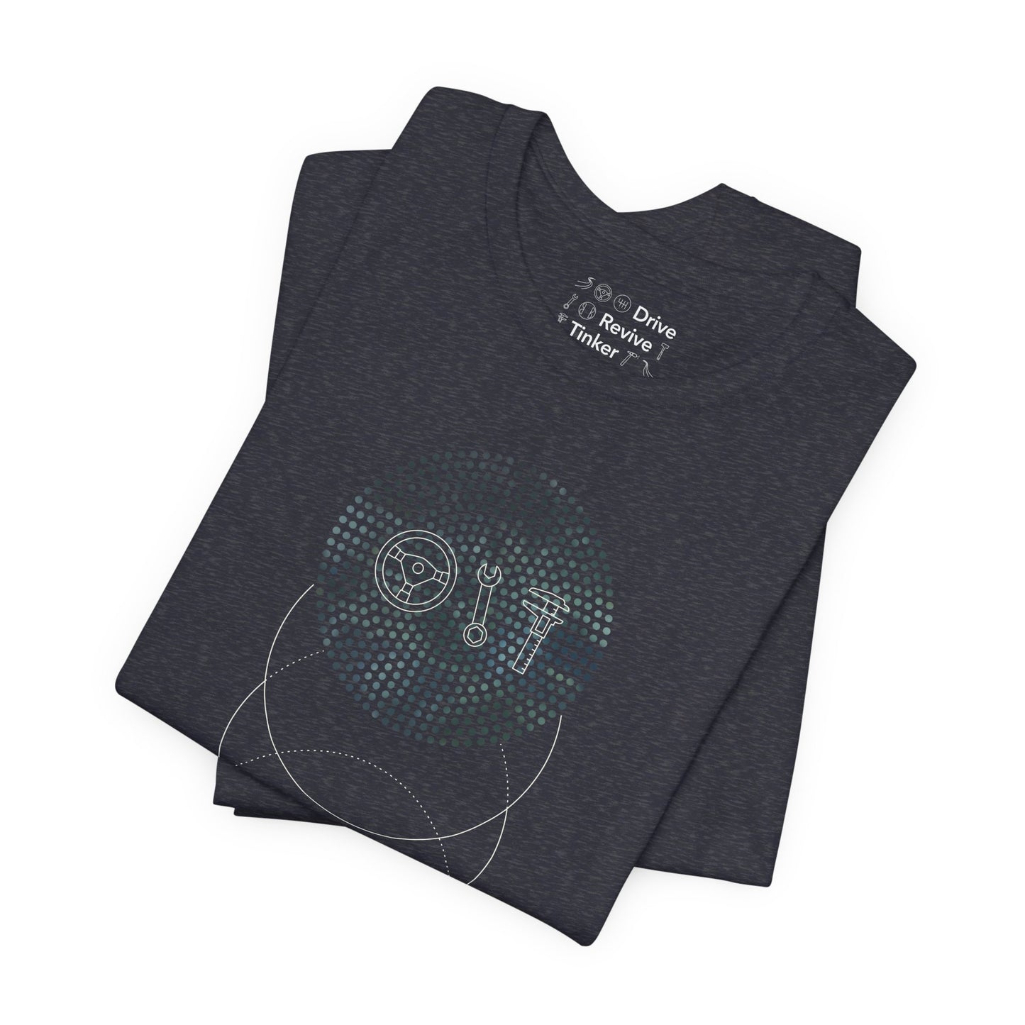 Cascading Ellipses t-shirt