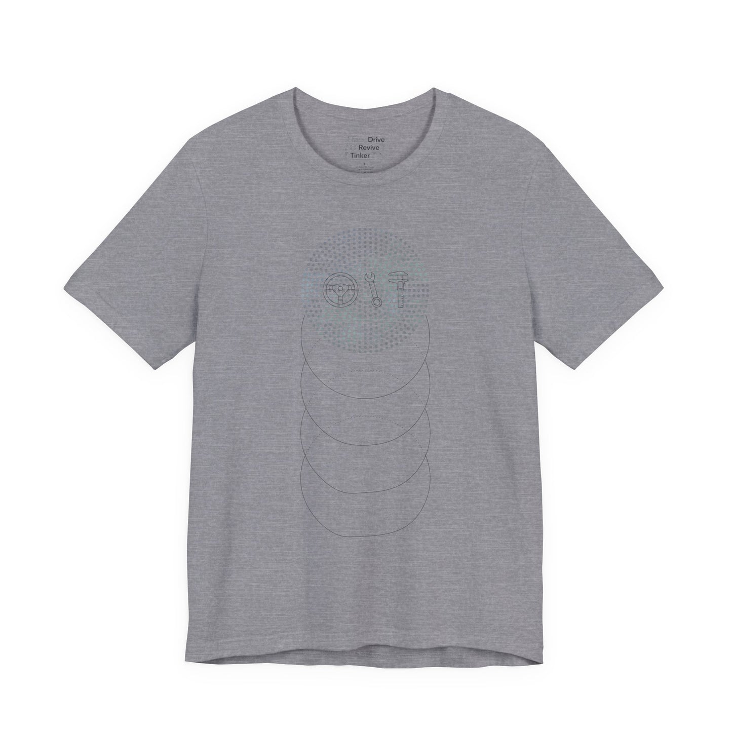 Cascading Ellipses t-shirt