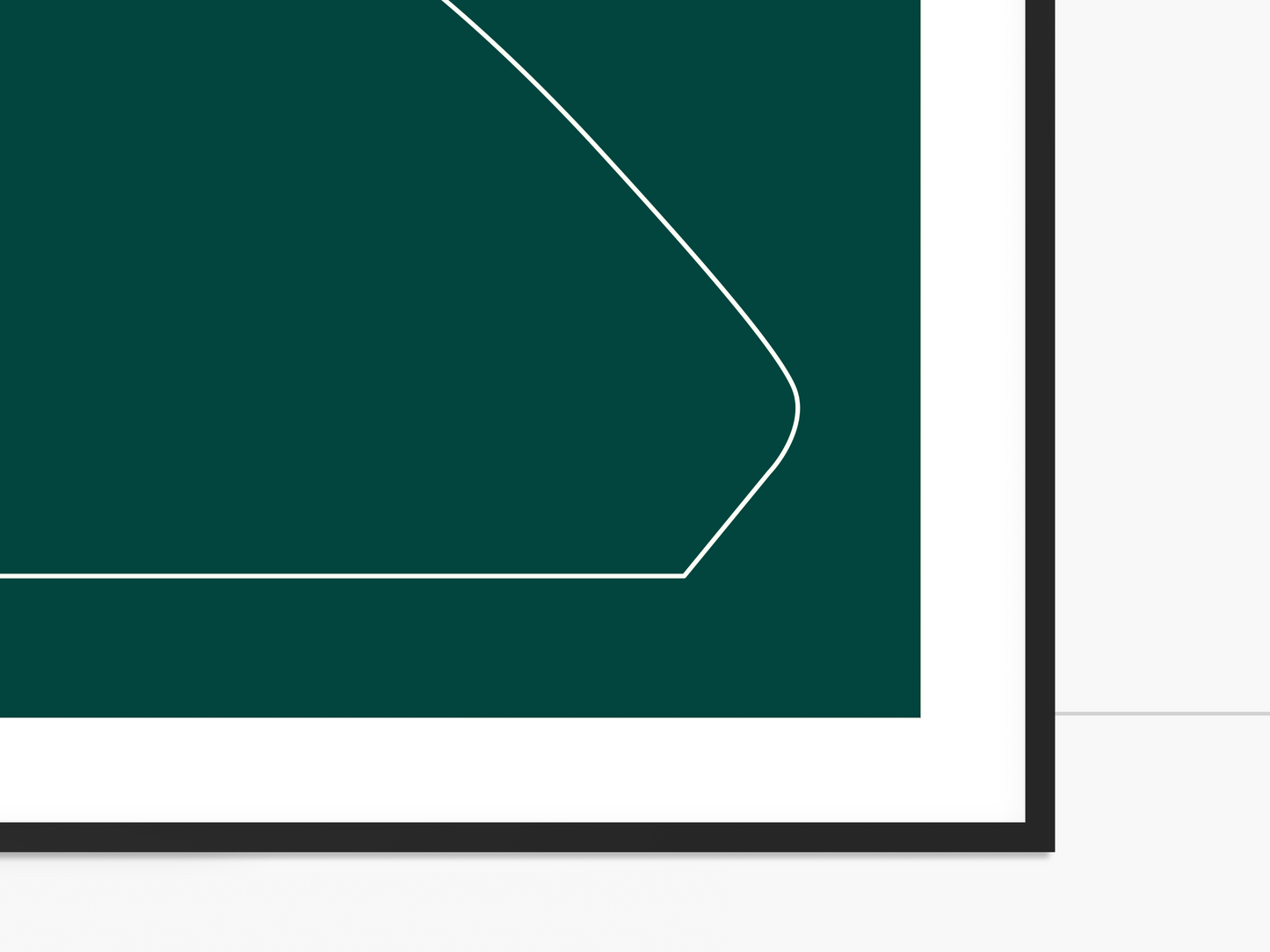 BMW Hofmeister Kink Design Poster /// Vintage Green /// 36"x24" Premium Matte Print