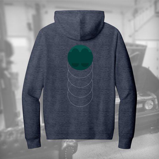 Piston Motion full-zip hoodie