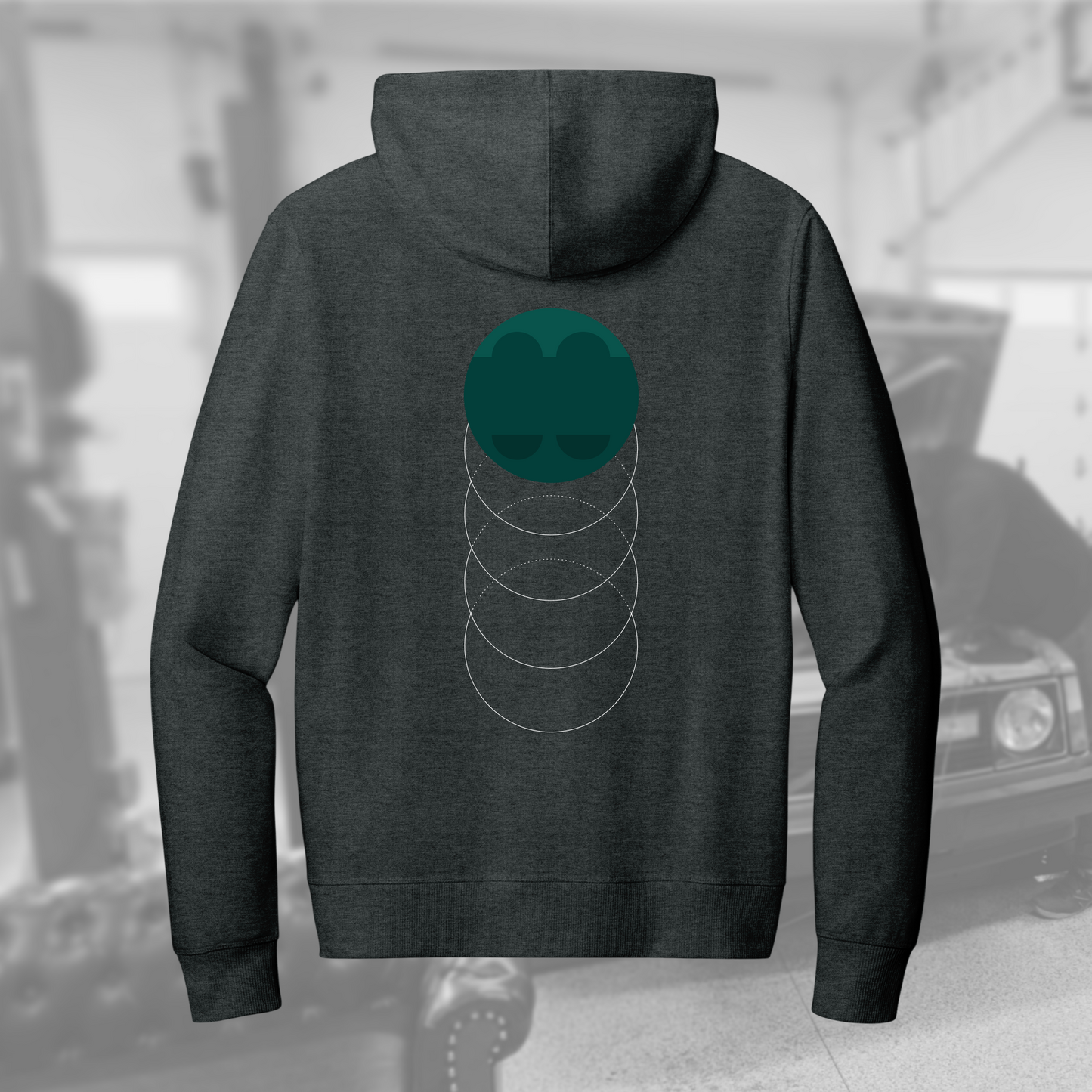 Piston Motion full-zip hoodie