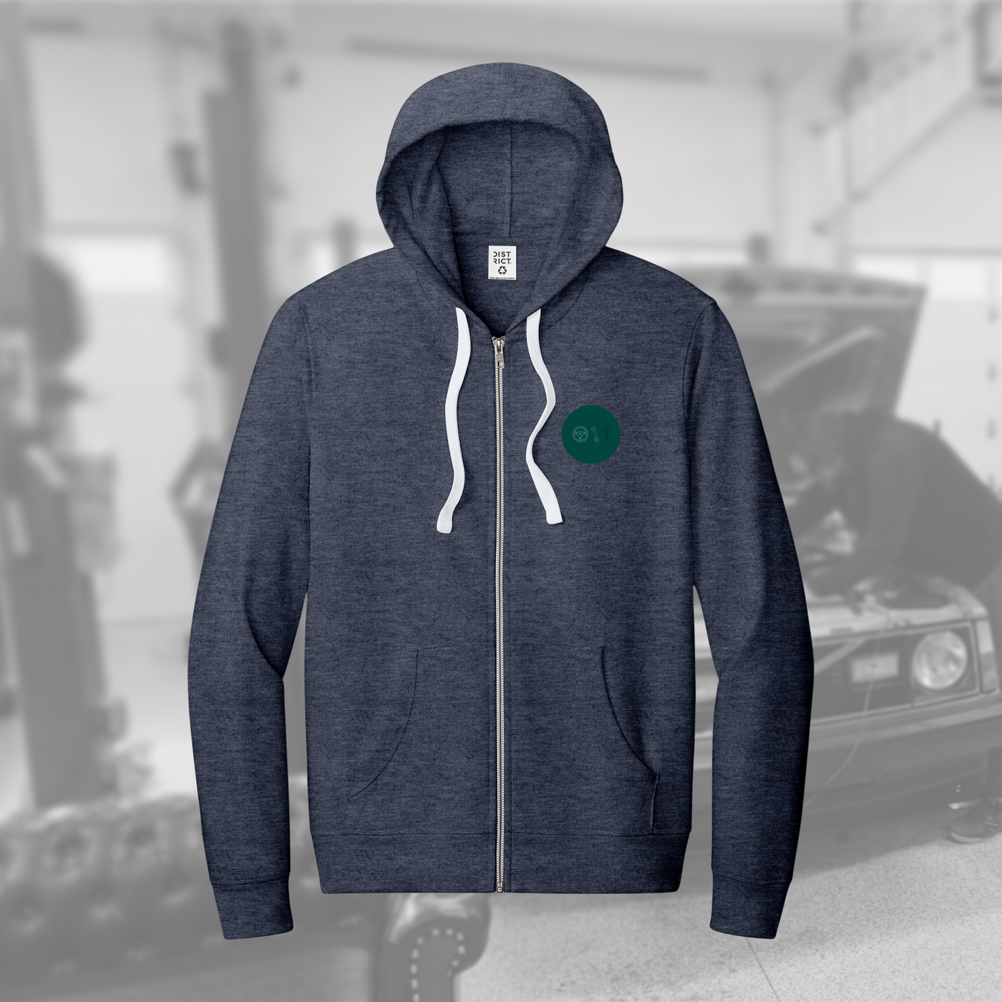 Piston Motion full-zip hoodie