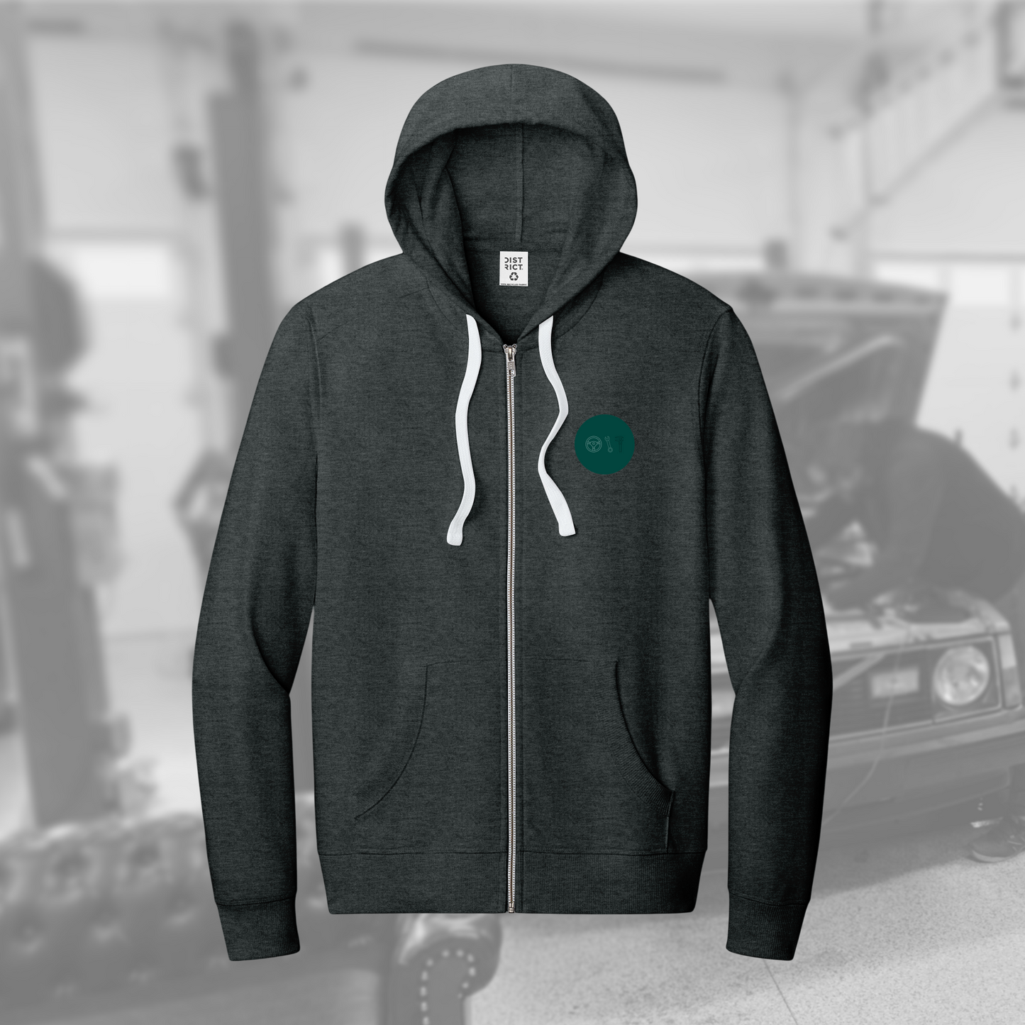 Piston Motion full-zip hoodie