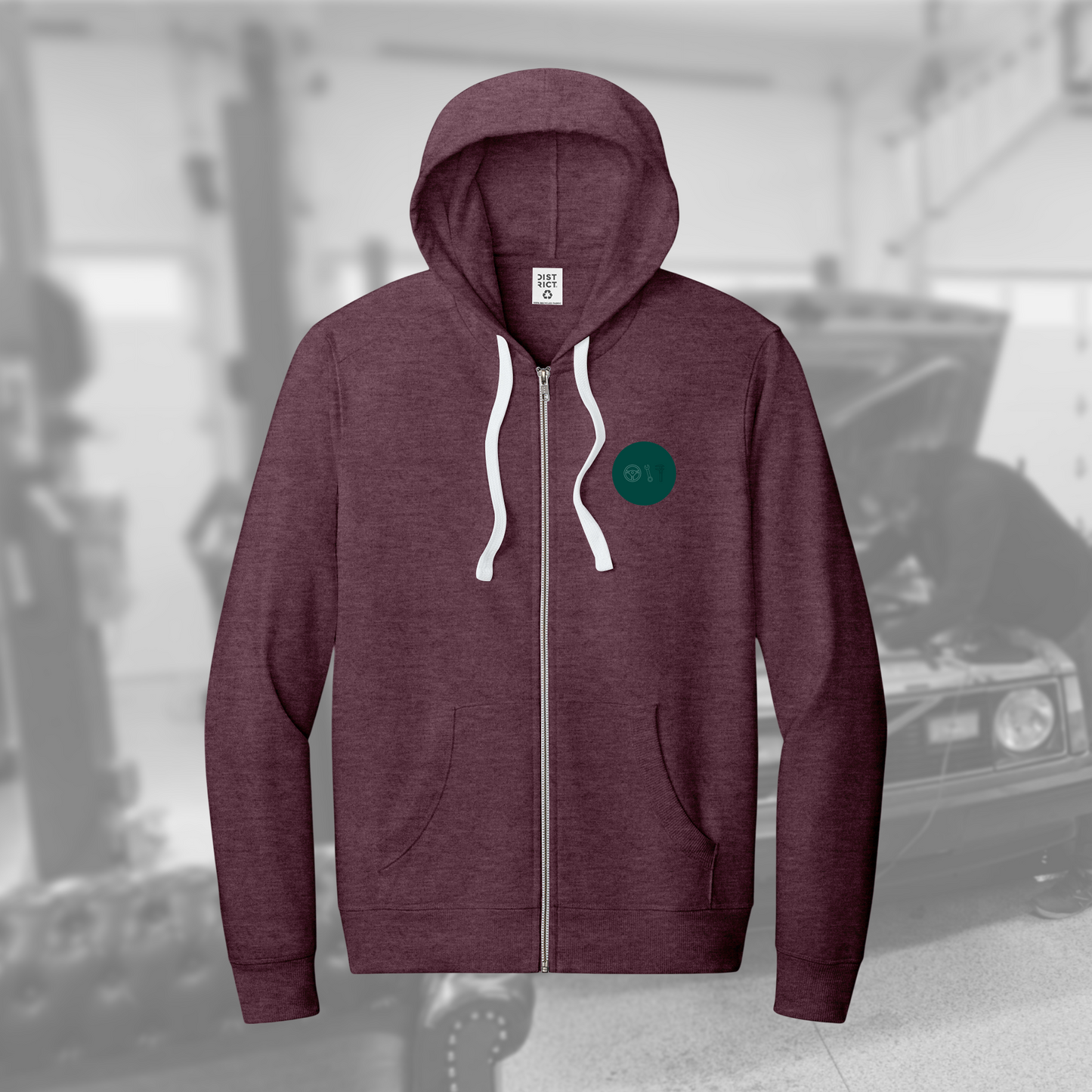 Piston Motion full-zip hoodie