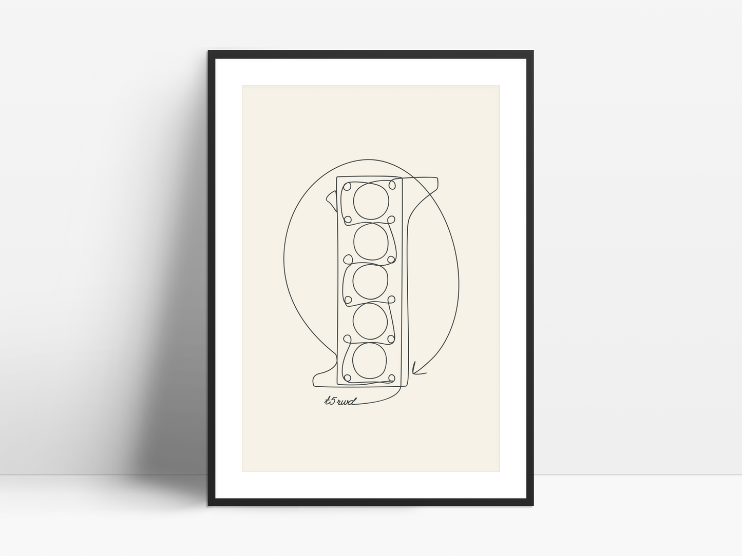 T5 RWD poster - Off White