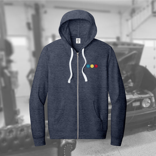 E36 Facade full-zip hoodie
