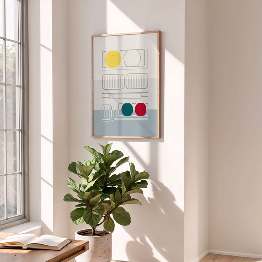 E36 Facade poster - Daylight