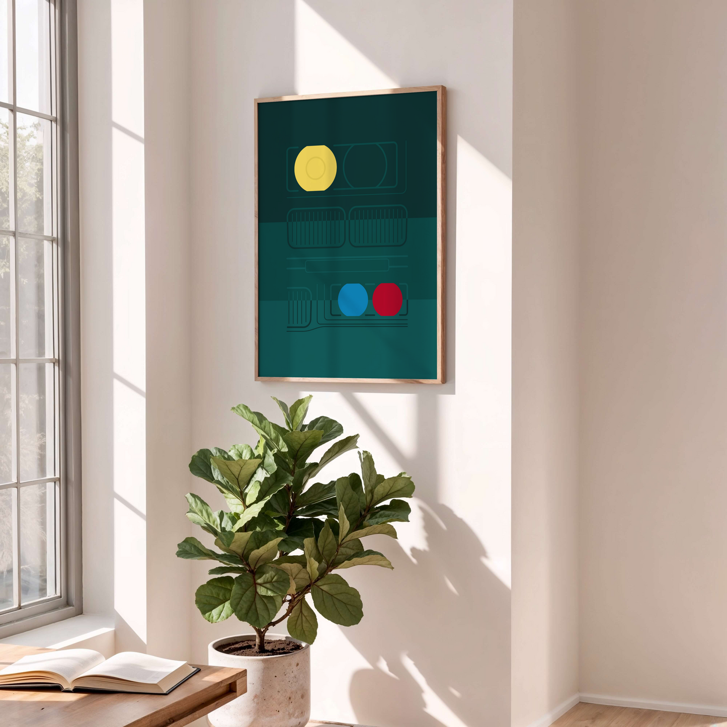 E36 Facade print - Moonlight