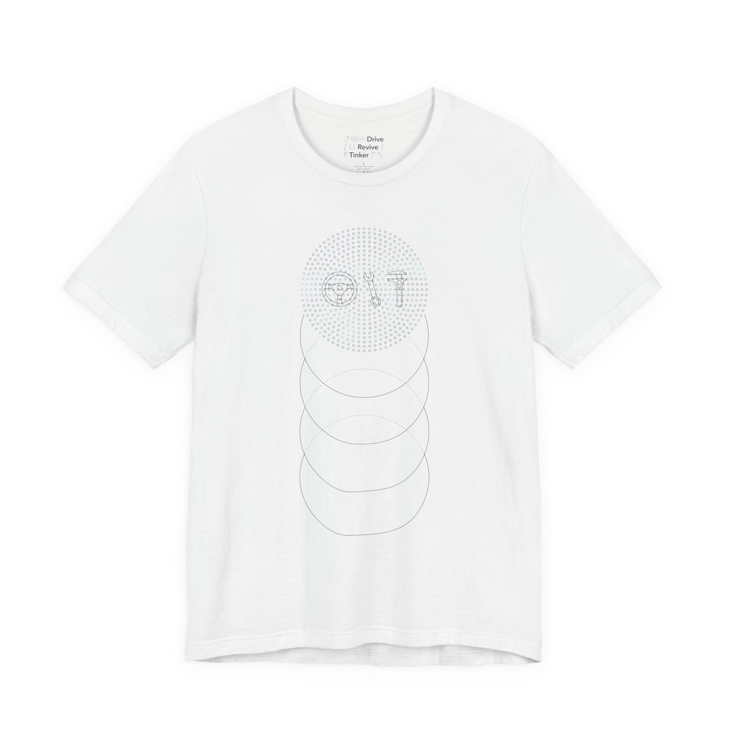 Cascading Ellipses t-shirt