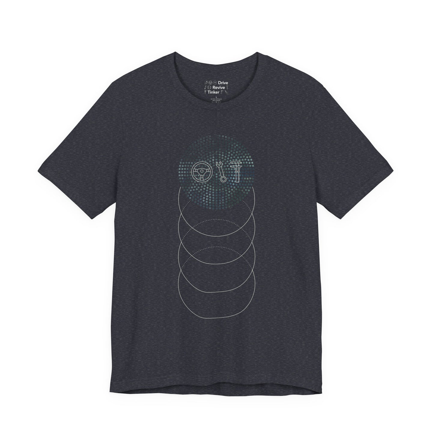 Cascading Ellipses t-shirt