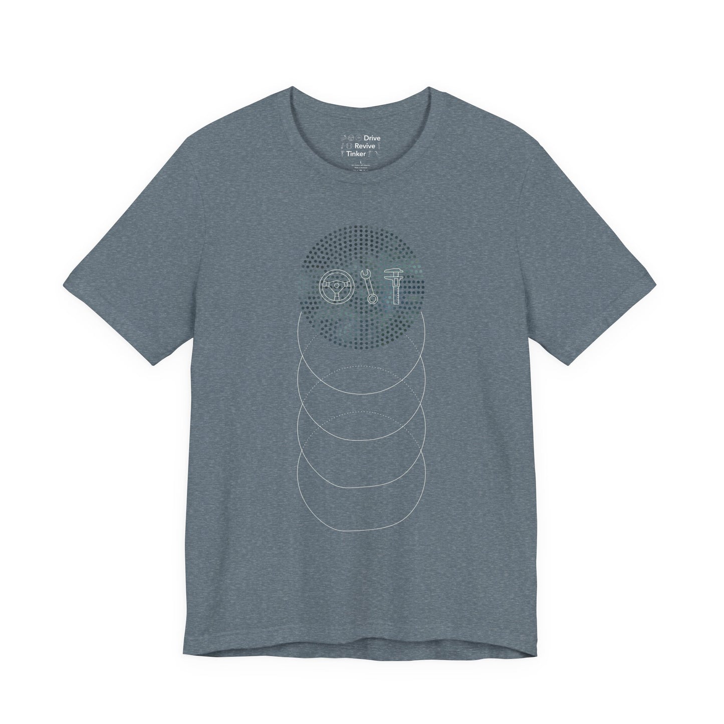 Cascading Ellipses t-shirt
