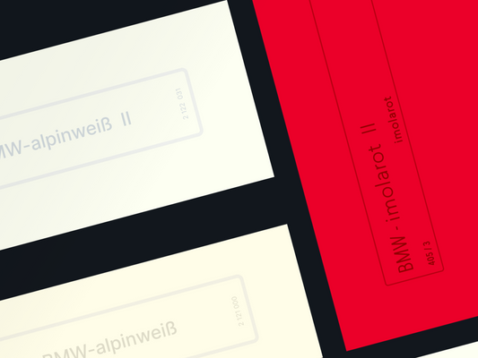 BMW Paint Codes tribute to Mondrian poster