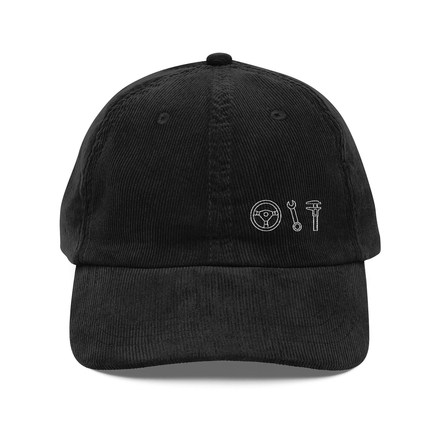 Drive, Revive, Tinker icons corduroy cap