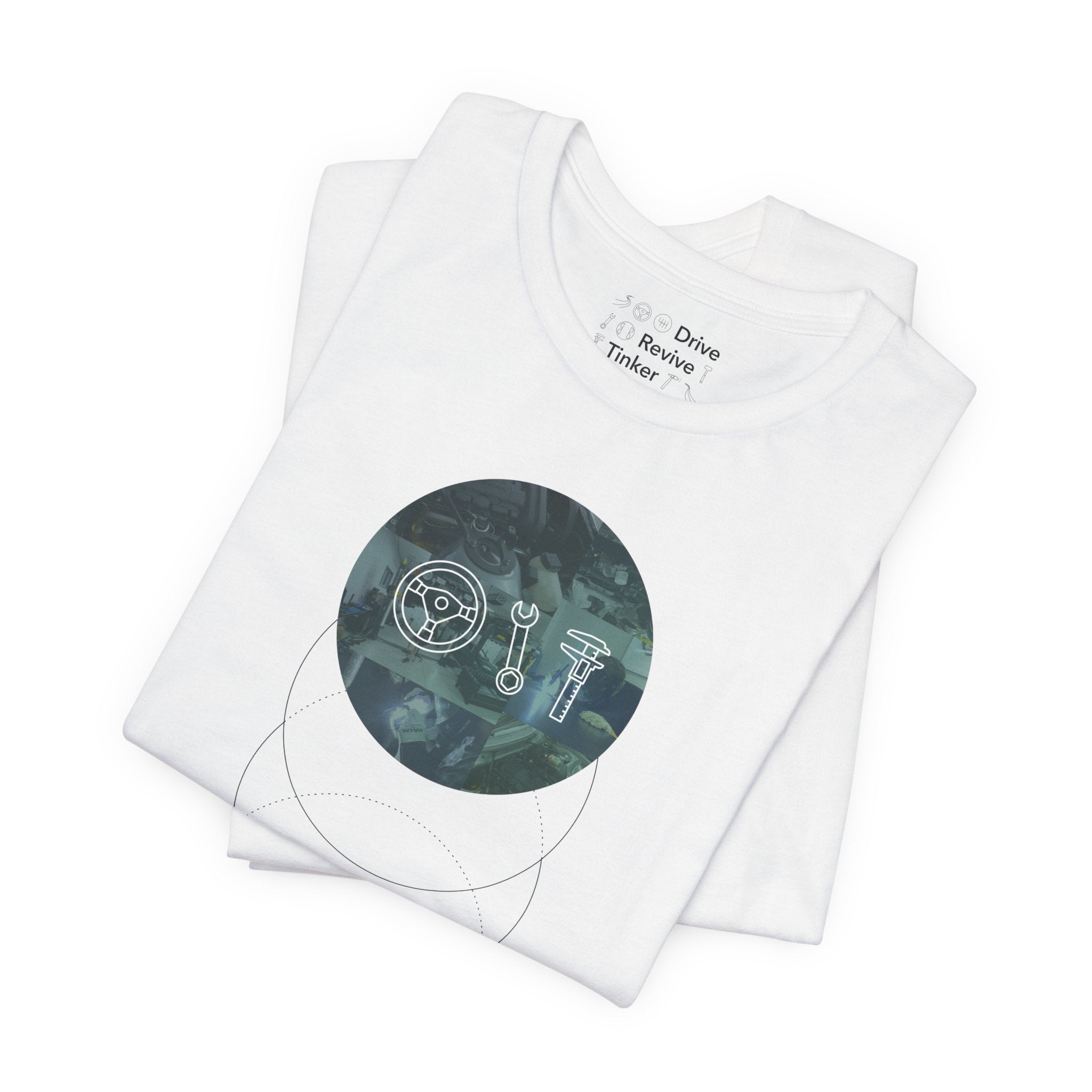 Premium T-Shirt /// Cascading Ellipses /// 6 color options
