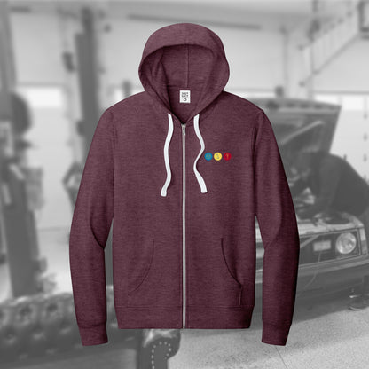 E36 Facade full-zip hoodie