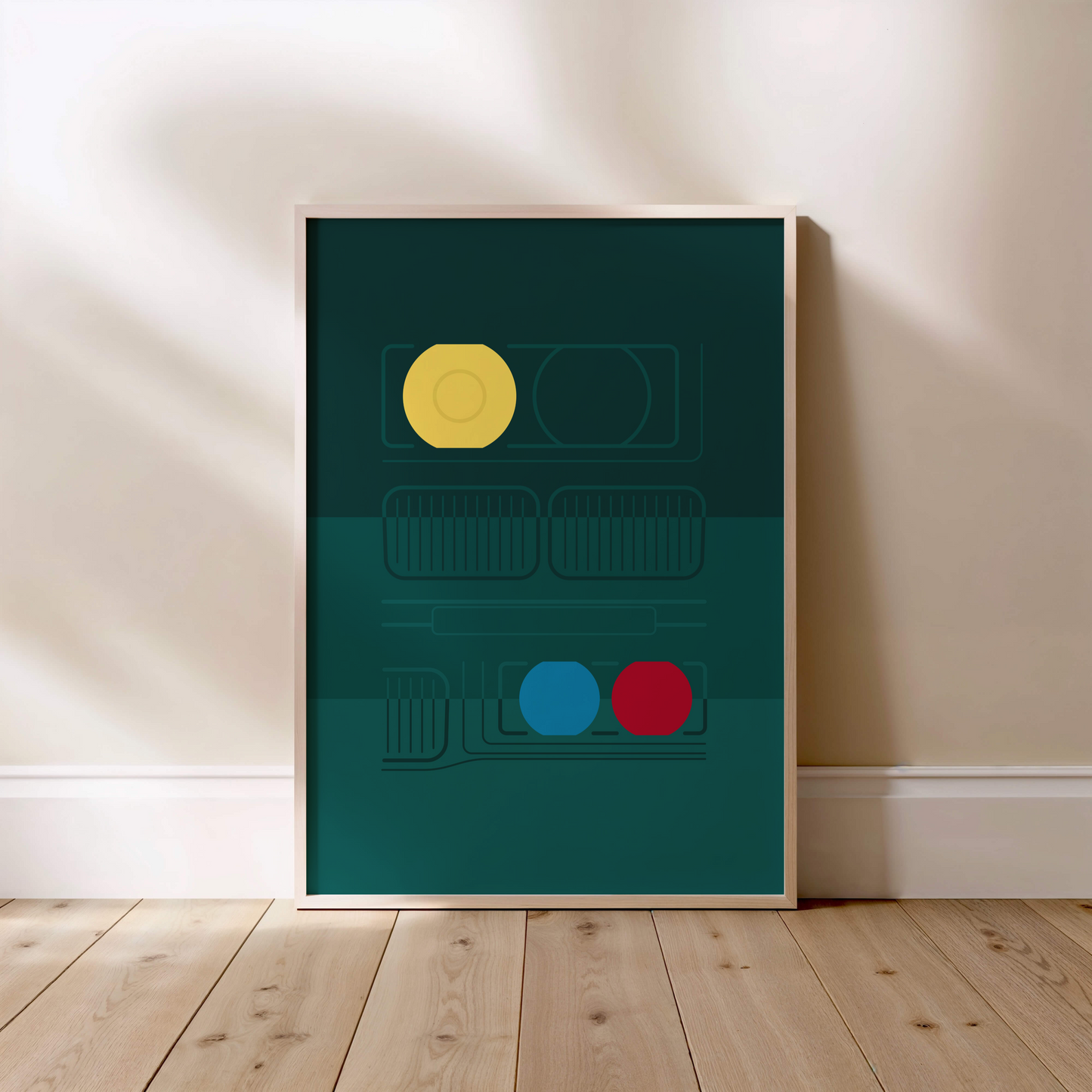 E36 Facade poster - Moonlight