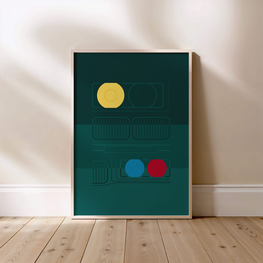 E36 Facade poster - Moonlight