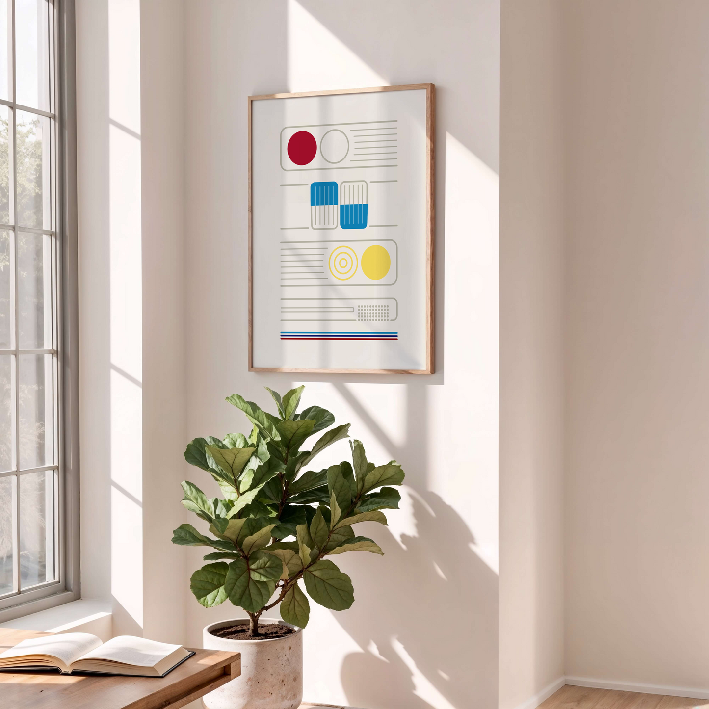 E28 Facade poster - fills & lines