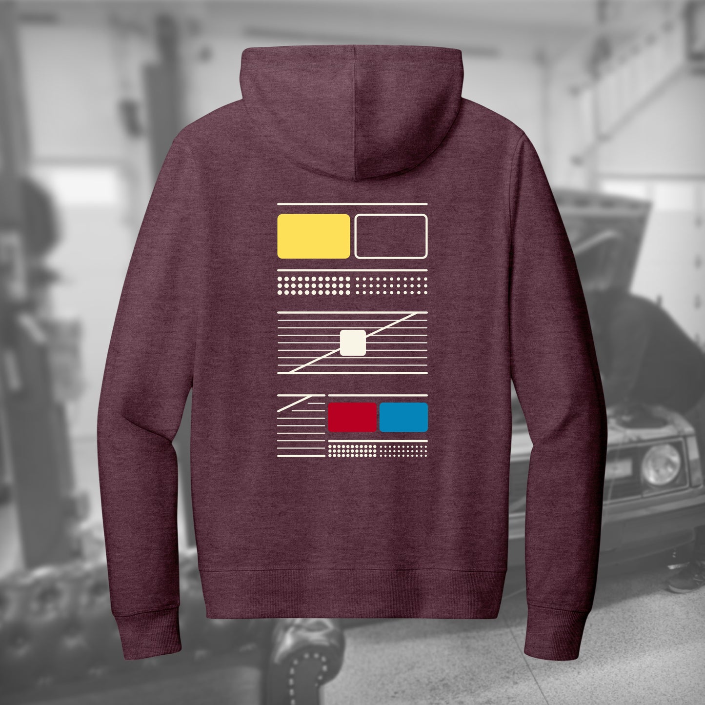 242 US Homologation Facade full-zip hoodie