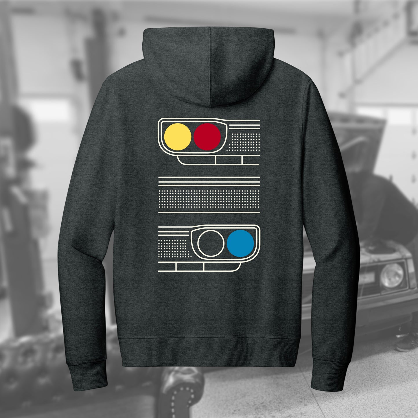 510 Facade full-zip hoodie