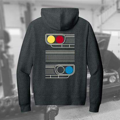 510 Facade full-zip hoodie