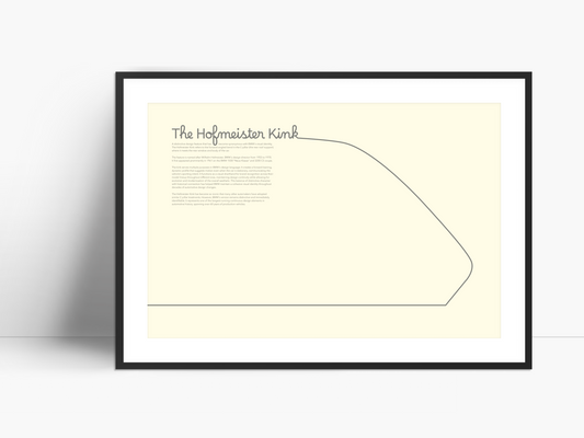 BMW Hofmeister Kink print // Vintage White