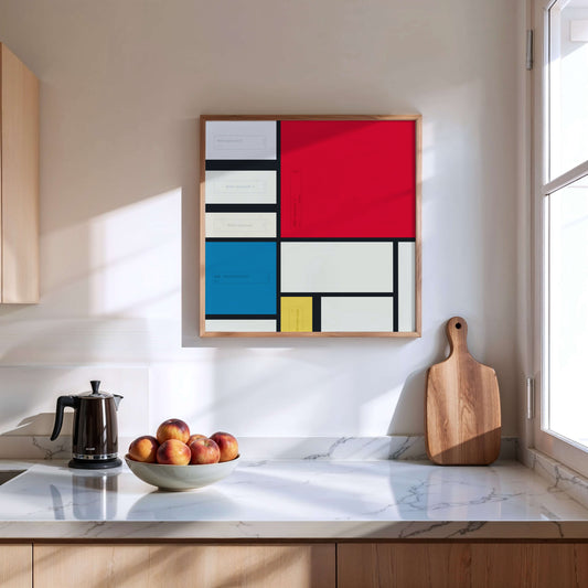 BMW Paint Codes tribute to Mondrian print
