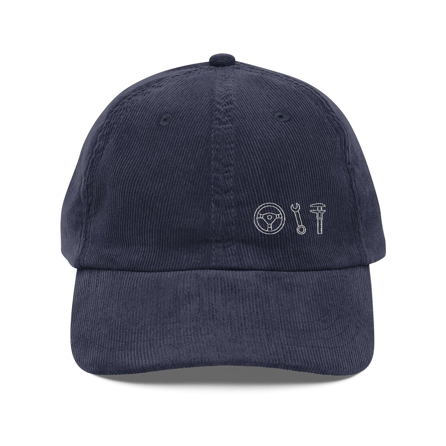 Drive, Revive, Tinker icons corduroy cap