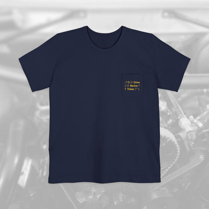 T5 RWD + Drive, Revive, Tinker pocket t-shirt