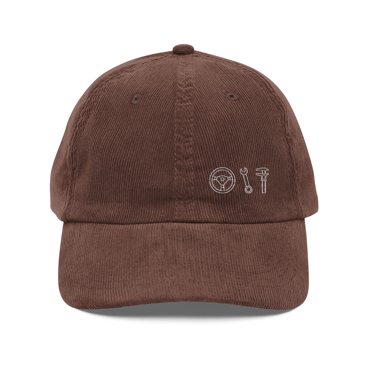 Drive, Revive, Tinker icons corduroy cap