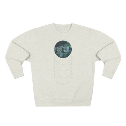Crewneck Sweatshirt /// Cascading Ellipses /// 5 colors