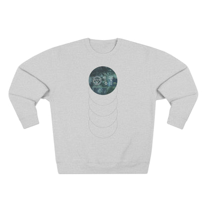 Crewneck Sweatshirt /// Cascading Ellipses /// 5 colors