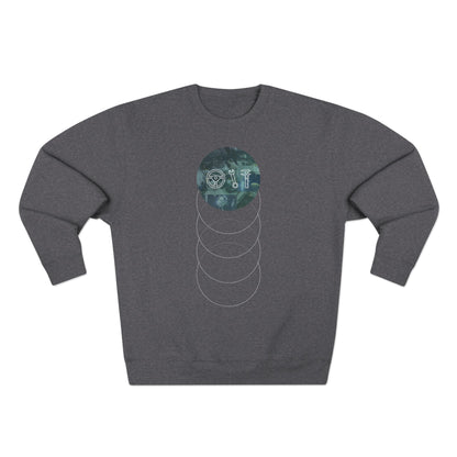 Crewneck Sweatshirt /// Cascading Ellipses /// 5 colors